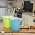Plastic Storage Container Jar with Transparent Lid 6 Liters. 
