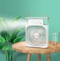 Portable Air Conditioner Fan, Personal Mini Small Evaporative Air Cooler Desktop Cool Mist Humidifier with 7 Colors LED Light, 1/2/3 H Timer, 3 Speeds & 3 Spray Modes for Room Office Home Travel (10 Inch). 