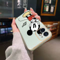 YIWESAN For vivo Y20i Case Thin Plating Side Edge Square New Design Phone Cases Cartoon Cute Mickey Pattern Silicone Casing Full Cover Camera Protection Shockproof Softcase. 