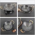 Stir-Fry Pan Stainless Steel Wok Pan Boiling Pot Nonstick Frying Pans Fry Honeycomb Wok With Double Handles For Cookware Honeycomb Kitchen Pot Griddle Metal Cooking Pot Wok. 