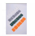 6 piece Hook patti ,wall hook patti,self adhesive hook. 