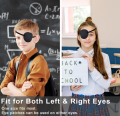 Lazy Eye Patches for Left or Right Eyes, Black. 