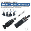 Solar Panel Cable Connector MC3/4 1000V 30A Male Female Connector IP67 with Diode Fuse for T Y Branch Parallel Solar Splitter. 
