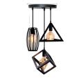 3in1 Hanging Lights Combo Pack |Square | Cage | Triangle| Ceilling Light | pendant Lamp | Fancy light | Indoor & Outdoor Lighting For Home , Offices , Resturent & Villas.. 