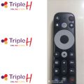 TCL Voice Remote Control Universal For All TCL LCD / LED Smart TV With Social Buttons TCL Long Voice Remote Black Color | Triple H. 