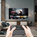 SPEEDX I10 Mini Wireless Bluetooth Keyboard Touchpad 7 Color Backlit 2.4GHz Rechargeable Remote for Smart TV Android TV Box PC Laptop PS4 Fire Stick. 