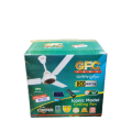 GFC Fans Ceiling Fan AC 30 Watts Iconic Model 56'' Copper Winding Solar Fan Energy Saver Inverter Fan. 