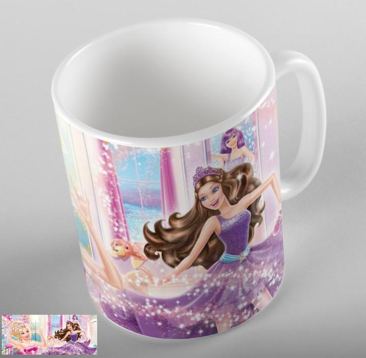 Barbie Princess Mug For Cute Girls Movie Fans Ceramic Tea Cup