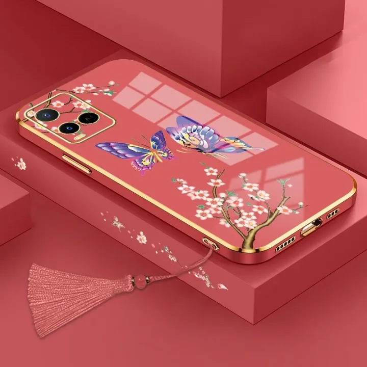 Casing%20vivo%20y21%20y21s%20y33s%20y21a%20y21t%20Phone%20Case%20Plating%20Straight%20Edge%20Silicone%20Phone%20Case%20Beautiful%20Butterfly%20design%20with%20Tassel%20Lanyard%20-%20Image%206