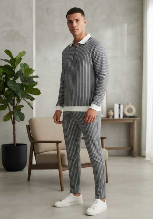 Emporio%20Armani%20Mens%20Premium%20Pinstripe%20Polo%20Tracksuit%20-%20Beige%20With%20Navy%20Stripes%20-%20Scuba%20Knit%20Co-ord%20Set%20-%20Half%20Zip%20Shirt%20+Trouser%20-%20Slim%20Fit%20-%20Image%205