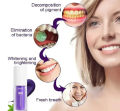 Hviqan V34 Purple Color Corrector Toothpaste For Teeth White Brightening Tooth Care Toothpaste Reduce Yellowing 30ml. 