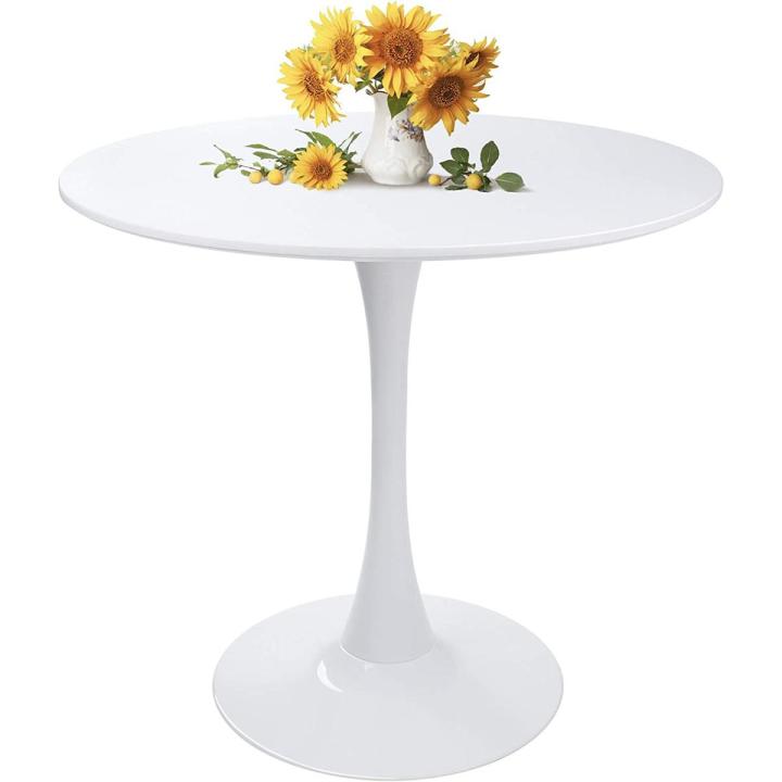 White Round Table For Room