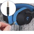 2.0M Braided Replacement Cable Extension Cord for Logitech G433 G233 G Pro X Gaming Headset With Mic Mute Volume Control Clip. 
