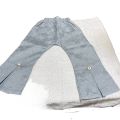 Baby Girls Cute Grey Dress Embroidery Shirt With Designing Trauser For 1 to 4 years. 