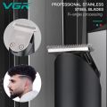 VGR V-250 Professional Cordless Hair Trimmer with USB Charging Rotary On/Off Switch Stainless steel blades. 