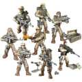 Xiangjun 9902 Lightning Special Police Weapon Boy Assembly Model Domestic Third-Party Minifigure Building Blocks 5.5CM. 