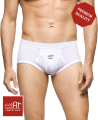 EziFit Pure Combed Cotton Fabric Underwear Briefs  For Men (Pack of SIX 6). 