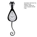 Dollhouse Accessories Mini Cat Wall Clock Doll House Accessory Exquisite Miniature Toy for Kids Gift Buyers' Favorite Mini Cat Clock Model. 