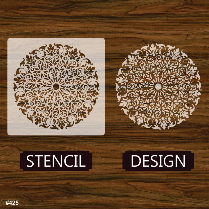 Mandala%20Art%20Pattern%20Reusable%20Stencil%20for%20Airbrush%20Painting,%20DIY%20Wall%20Art%20Home%20D%C3%A9cor%20Scrapbooking%20Supplies%20-%20Image%205