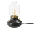 IKEA Tarnaby Glass Table Lamp, Electric, Side Lamp, Anthracite Cosy, Mood Light. 