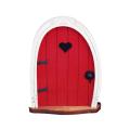 Realistic DIY Miniature Fairy Door Wood Whimsical Tree Fairy Garden Door Home Decor. 