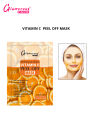Glamorous Face Exfoliating Vitamin C Peel Off Mask. 