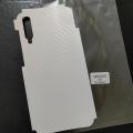 Samsung Galaxy A50 - Carbon fiber - Mosaic Design - Carbon fibre - Decal Skin Sticker - Transparent Back Skin - Back Protector - Sheet. 