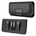 Phone Nylon Pouch Cell Phone Belt Clip Carrying Holster Case Waist Bag For 4.7-6.8inch iPhone,Samsung Galaxy S23 Ultra 5G. 