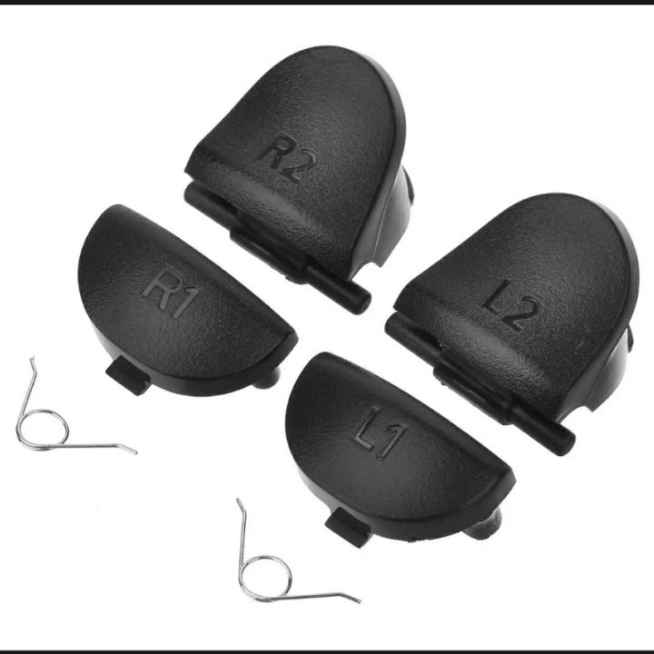 L1 R1 + L2 R2 Trigger Replacement Parts Buttons For PlayStation 4 PS4 Controller
