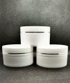Pack of 3 / Empty Cream Containers 30 Gram Pot Cream Jars Refillable Plastic Cosmetic Containers. 