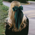 Big bow silk hair clip for woman girls latest fashion hair clips for girls hair accessories. 