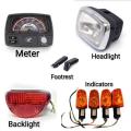 Bike Parts Set (Meter,Headlight,Backlight,Indicators,Footrest) For all motorcycle cd70 and China cd70. 