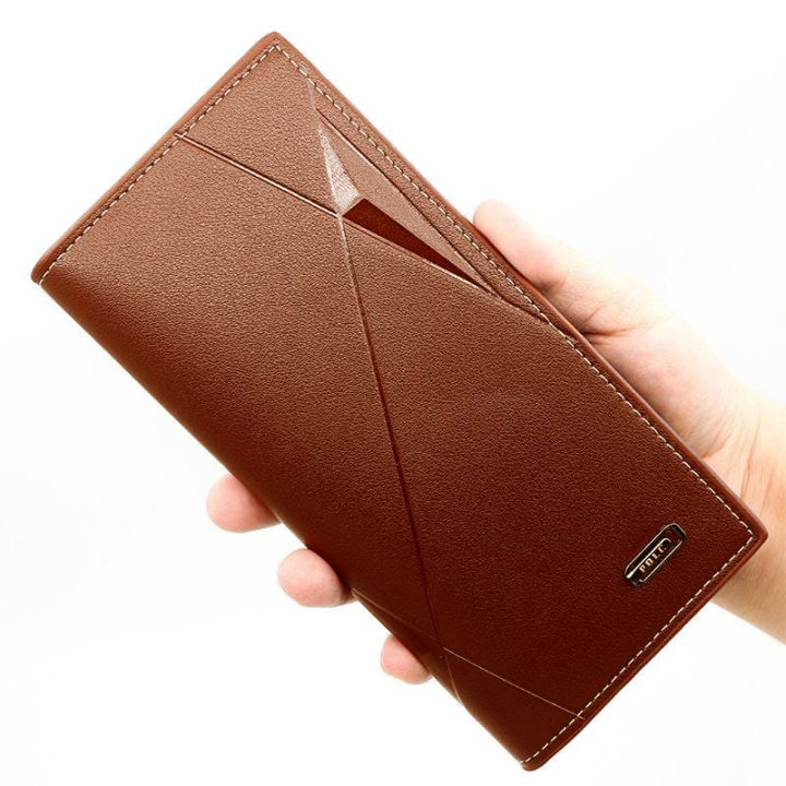 Qivis%20Men's%20Thin%20Soft%20PU%20Leather%20Long%20Wallet%20%E2%80%93%20Slim%20Design%20for%20Men%20-%20Image%203