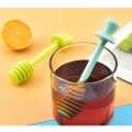 2 pack set kekafu Honey Dipper Stick Honeycomb Stick Honey Spoon Long Handled Honey Mixing Stirrer Plastic Honey Dipper Stick Honey Stirring Stick Coffee Stir Stick. 