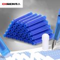 CHREN Erasable Ink Refills For Fountain Pen Blue Refills 30 Pcs Jar. 