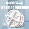 Mini Portable Ultrasonic Turbine Washing Machine Spin Laundry Washer. 