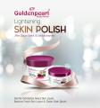 Golden Pearl Skin Polish Jar - Beauty Facial Exfoliating Scrub for Smooth Skin. 