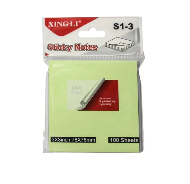 Xing%20Li%20Sticky%20Notes%203X3%20Inch%20100%20Sheets%20(Random%20Colour)%20-%20Image%202