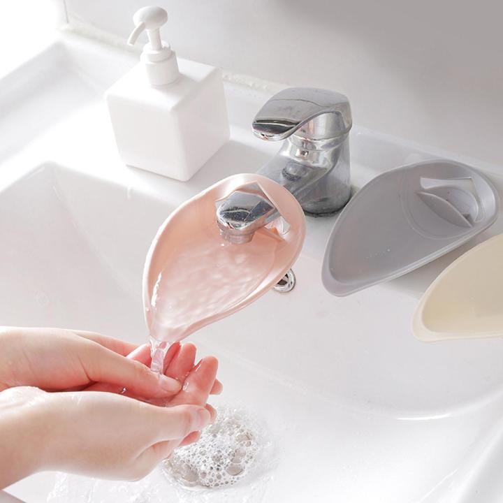 Faucet Extender Plastic Faucet Lengthened Hand Washing Device for Child Kid Sink Handle Extension Bathroom Accessories YHG