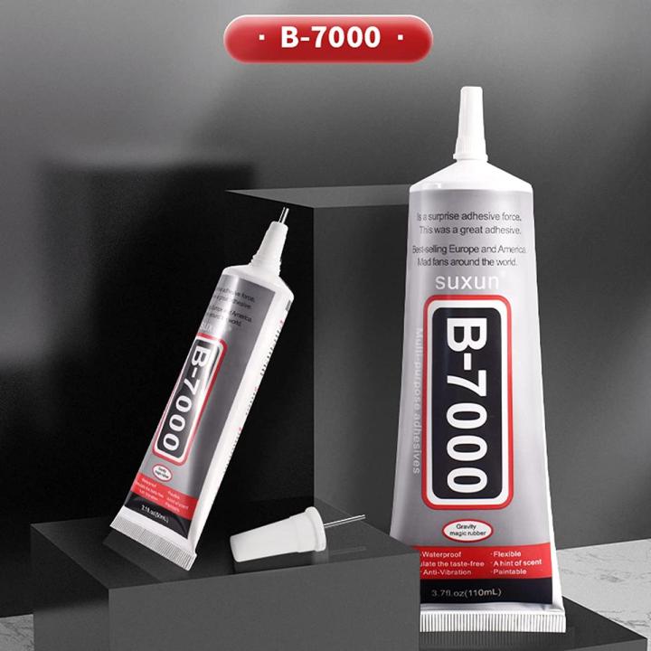 B7000 Glue 110ml Multi-Function Super Jewelry Glue for Phone Screen Repair Craft Adhesive Clear for Rhinestones DIY (3.87 FL.OZ)