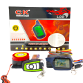 C K Two 2 Way LCD Motorcycle Alarm System Remote Control Vibration Alarm Theft Protection Moto Scooter Motor Security Alarm Engine Start. 