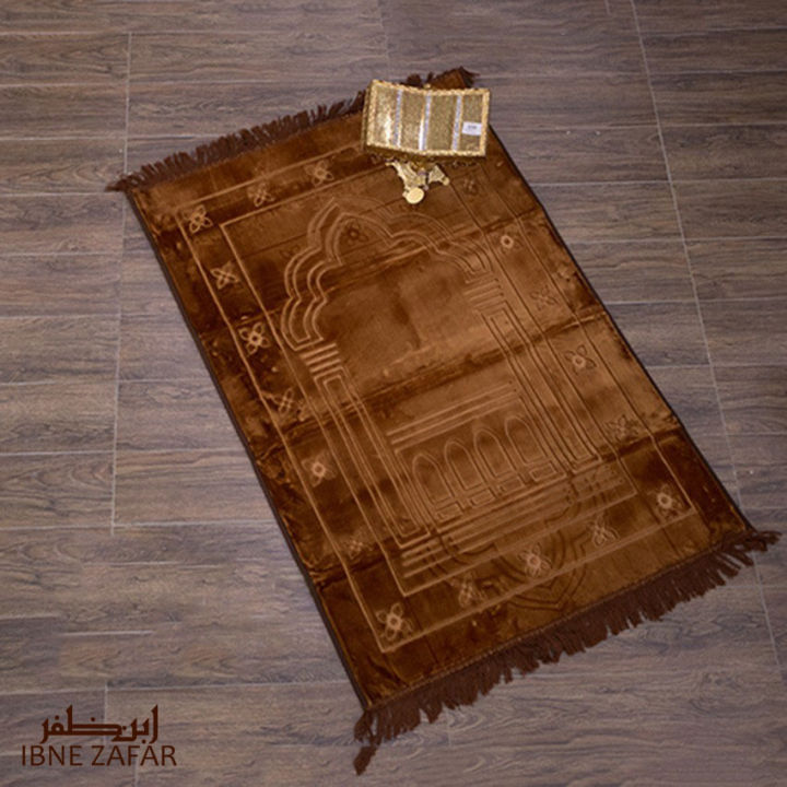 Colorful Velvet Foam Quilted or Embossed Jai Namaz  Prayer Mat  Janamaz