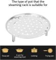 Steamer Rack Stainless Steel Steamer Rack Steam Tray with Removable Legs, Pressure Cooker High Quality 8" 10" 12" inch Stainless Steel Steamer Rack Rack Insert Stock Pot Steaming Tray Kitchen Home for Steam chicken Roast Steamer machine. 
