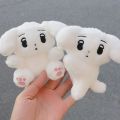 Kpop Idol Aespa WINTER Animal Doll Plush Doll Lying and Sitting Posture White Curry Dog Stuffed Toys. 