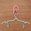 Portable Folding Clothes Hangers for Wardrobes, Travel Accessories Foldable Clothes Hangers, Drying Rack for Travel Outdoor, Space Saving Multifunctional Travel Hanger. 