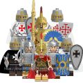 Lego ancient Roman soldier Spartan warrior Templar Knight X0316 assembled building block minifigure toy. 