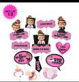 Boss Baby Girl Theme Birthday Props 10Pcs Boss Baby Girl Birthday Decoration Items | Boss Baby Girl Props for Kids Boss Baby Girl Theme Birthday Decorations Birthday Photobooth Props for Kids by Karachi Decor. 