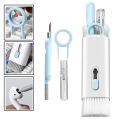 7-In-1 Computer Keyboard Cleaner Brush Kit Earphone Cleaning Pen For Ipad Phone Screen Cleaner Cleaning Tools Keycap Puller Kit. 