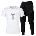 Spiderman New Design Summer Arrivals T Shirt Ang Logo Trouser Casual Wear For Men. 