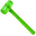 Perfect Double-Sided Rubber Hammer Round Non-Slip Metal Plastic Handle Installation Hammer for Tile Flooring Construction Tool (Color : Metal Handle L). 